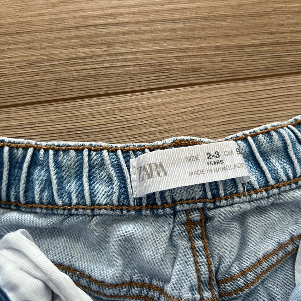 Zara Kids Light Blue Distressed Jeans - Picture 6 of 6